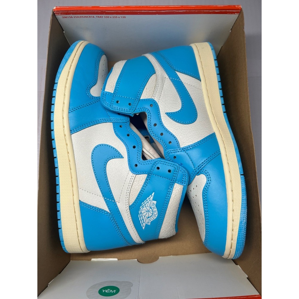 Nike Air Jordan 1 Retro High UNC Reimagined Size 10 Men DZ5485 402 New/No Lid